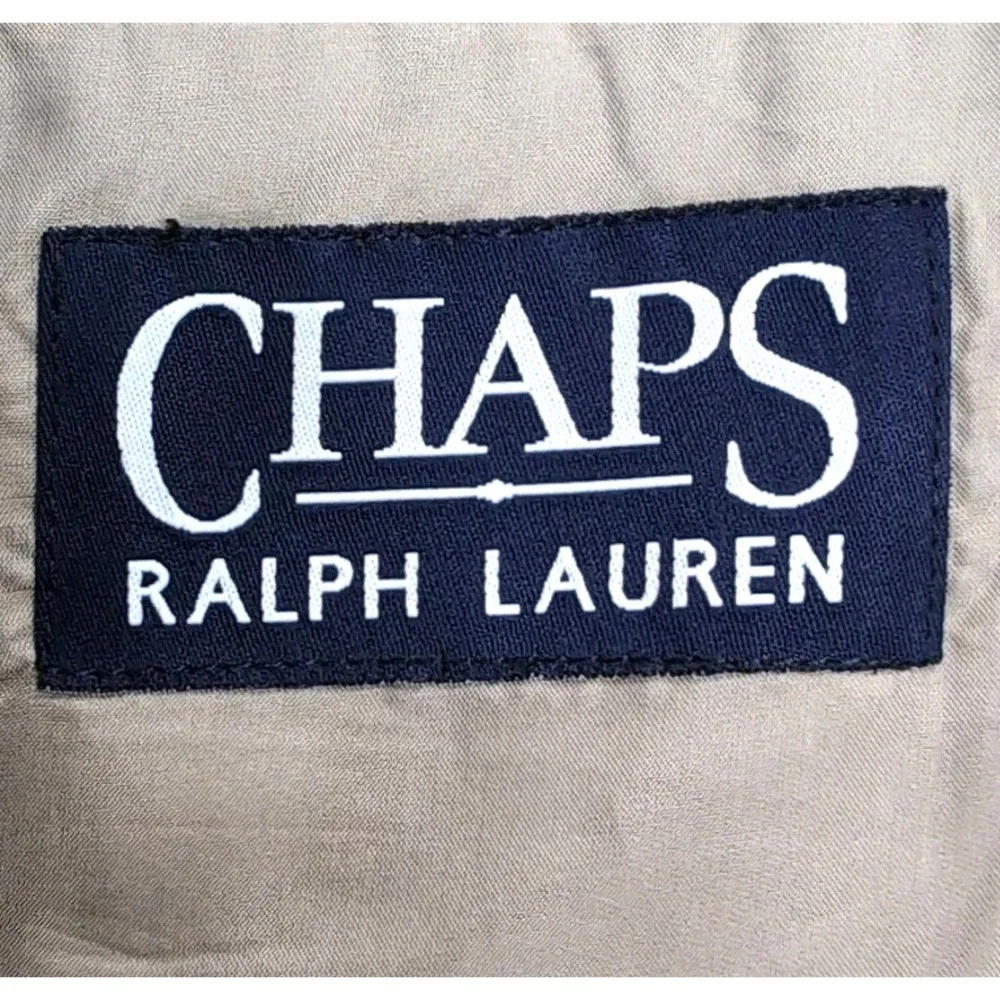 VTG Chaps Ralph Lauren Corduroy‎ Sport Coat Mens L Brown 3 Button Jacket Blazer